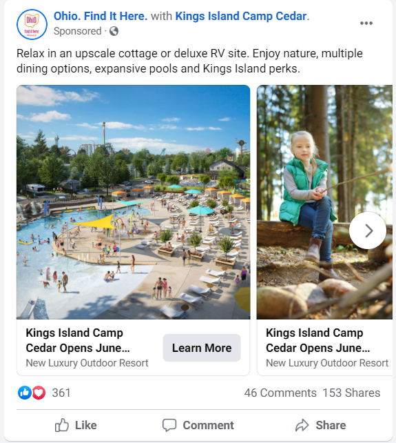 Kings Island Camp Cedar Carousel
